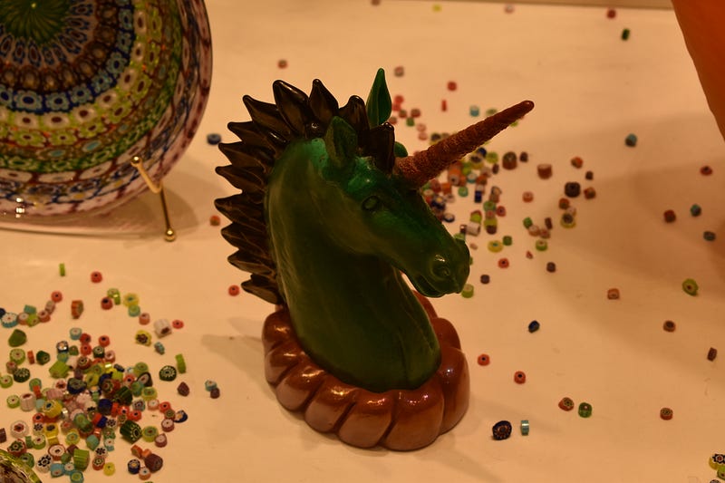 Magical Green Unicorn